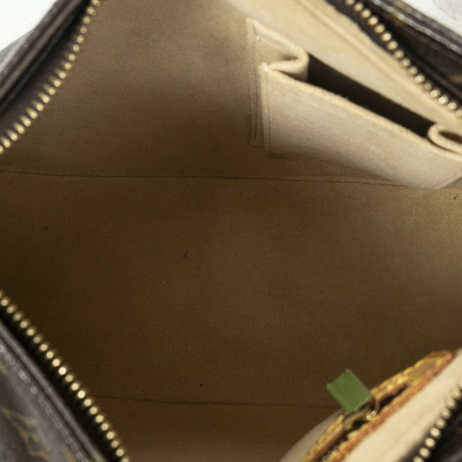 VUITTON ルイヴィトンルーピング茶色モノグラムキャンバスAB