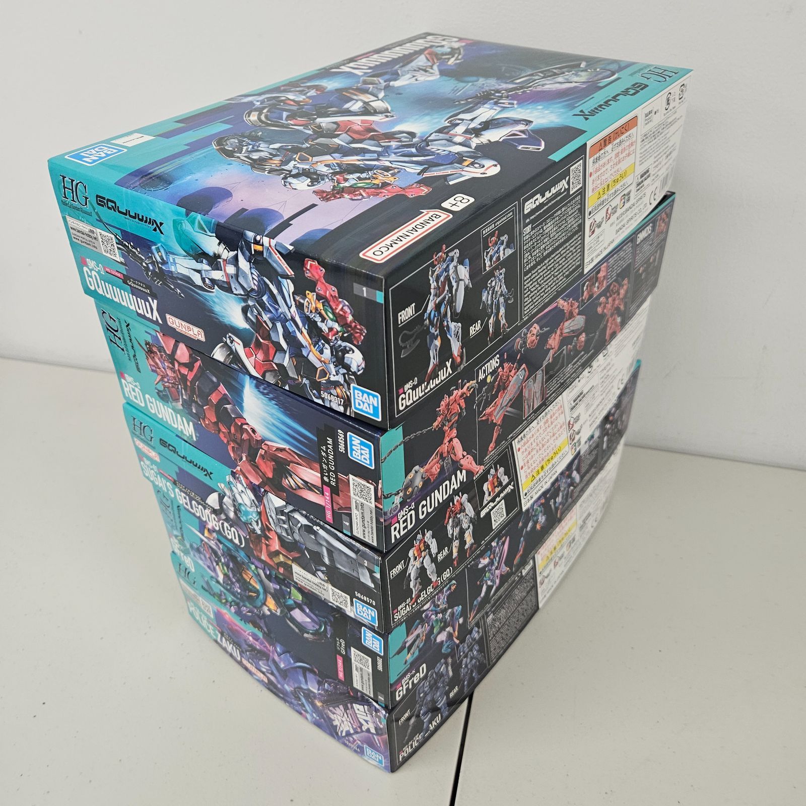 新品未開封】ガンダムジークアクス5体HGセット ジフレド