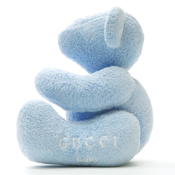 GUCCI baby テディベア ライトブルー 水色 クマ ぬいぐるみ 熊 美品 箱