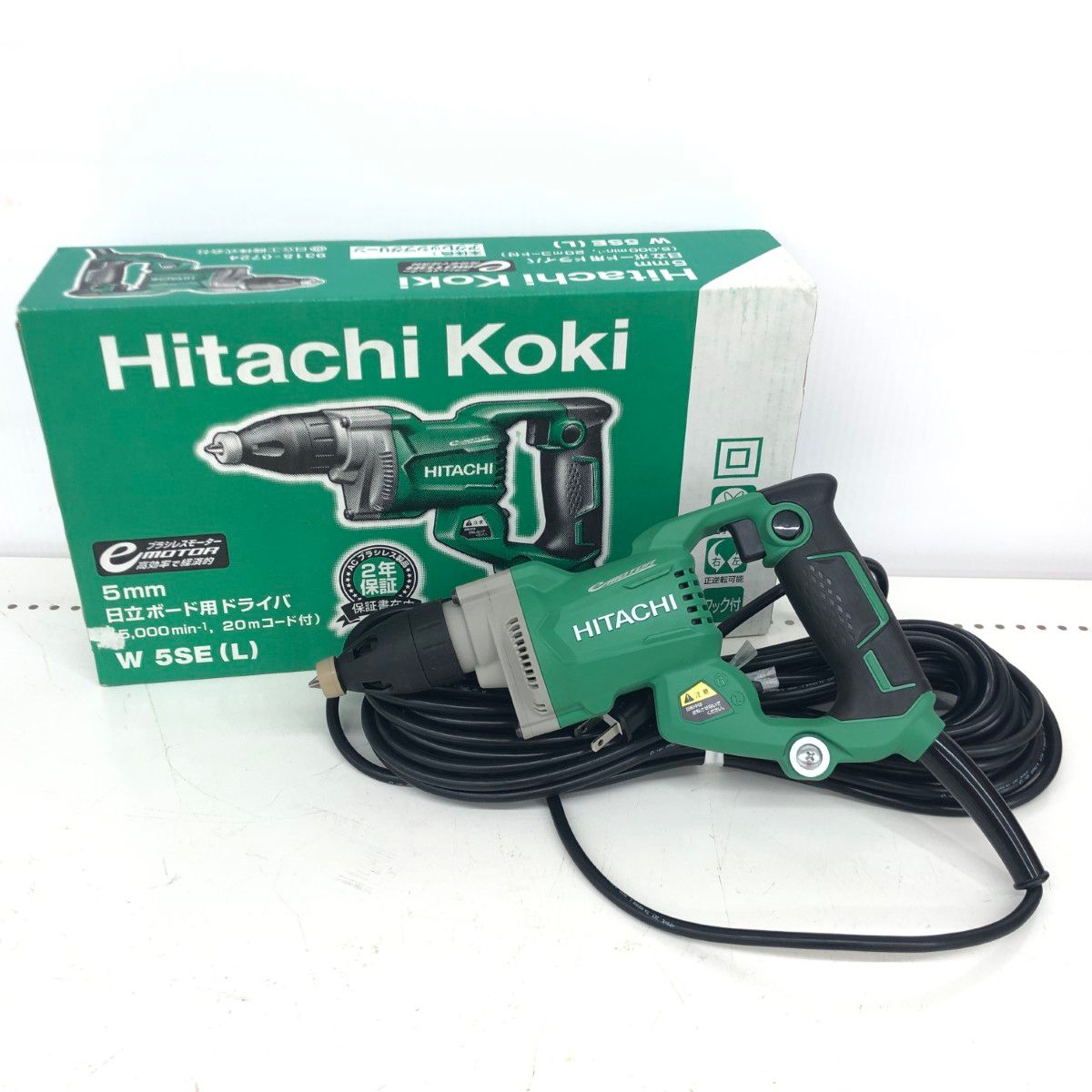 ДД【中古】HITACHI 日立 ボード用ドライバ 5mm コード式 100v 960955 W5SE（L） 未使用に近い ДД【中古】HITACHI 日立 ボード用ドライバ 5mm コード式 100v 960955