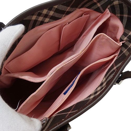 BURBERRY　BLUE LABEL　チェック柄ブラウントートバッグ 楽天市場】BURBERRY BLUE LABEL(バーバリーブルーレーベル