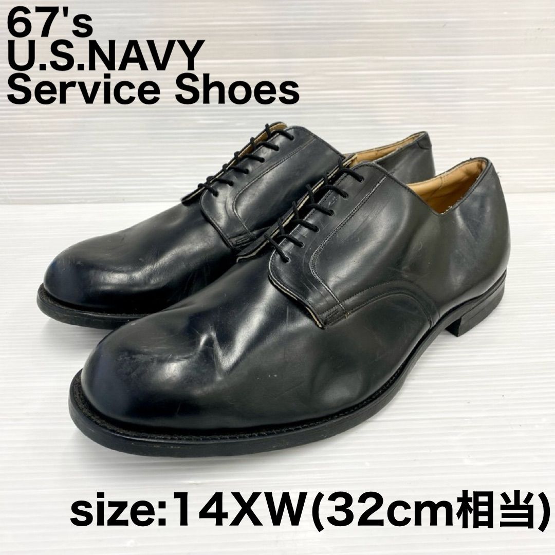 Deadstock】67's U.S.NAVY サービスシューズ レザー ドレスシューズ