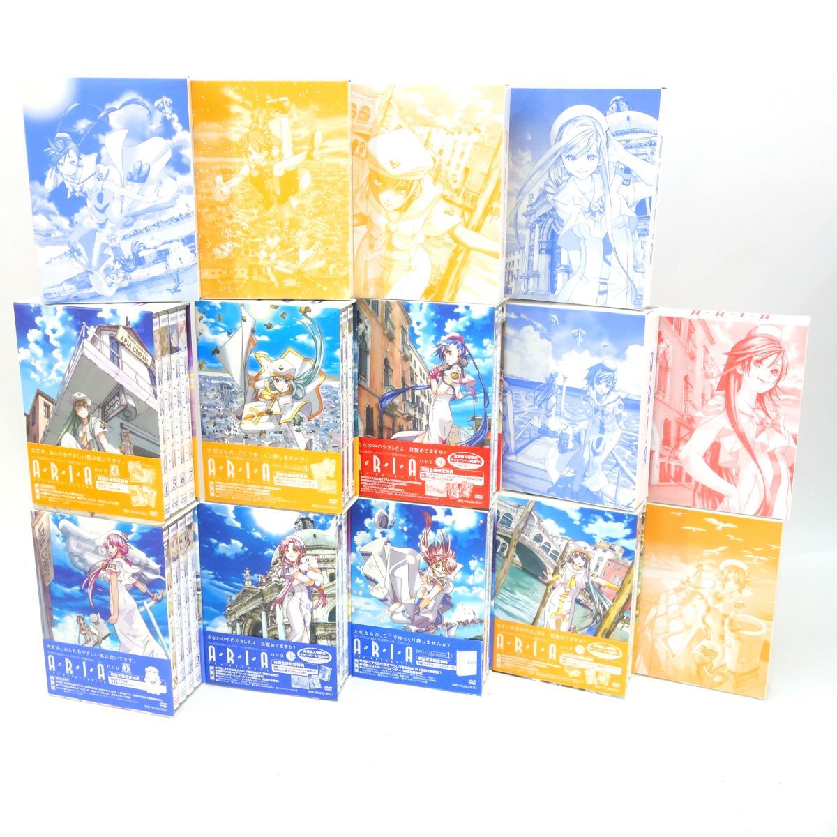 ARIA/アリア　1期+2期DVD 全巻セット box付き DVD ARIA -アリア- 1期・2期・3期・OVA 計23本 セット 収納BOX