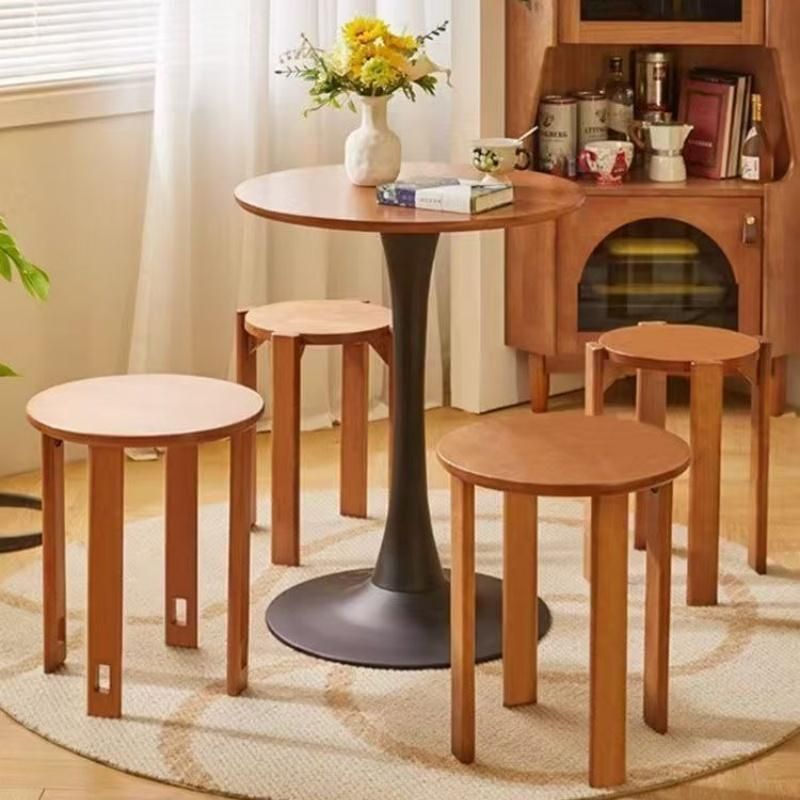 木製シカクスツール・サイドテーブル・チェア 天然木 サイドテーブル