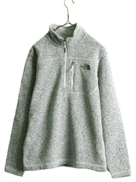 US企画 ノースフェイス ゴードン ライオンズ ハーフジップ フリース ジャケット メンズ L 古着 The North Face アウトドア プルオーバー 灰 main image 0