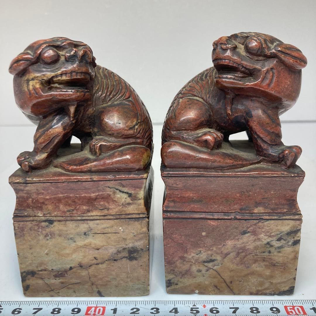 獅子の印材 2251g 東H6-0606 タカサ