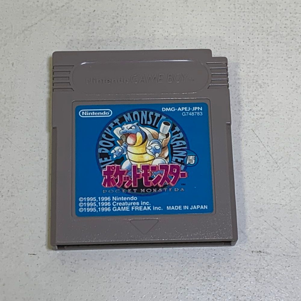 07w41240 ポケットモンスター青 動作品 ゲーム ソフト
