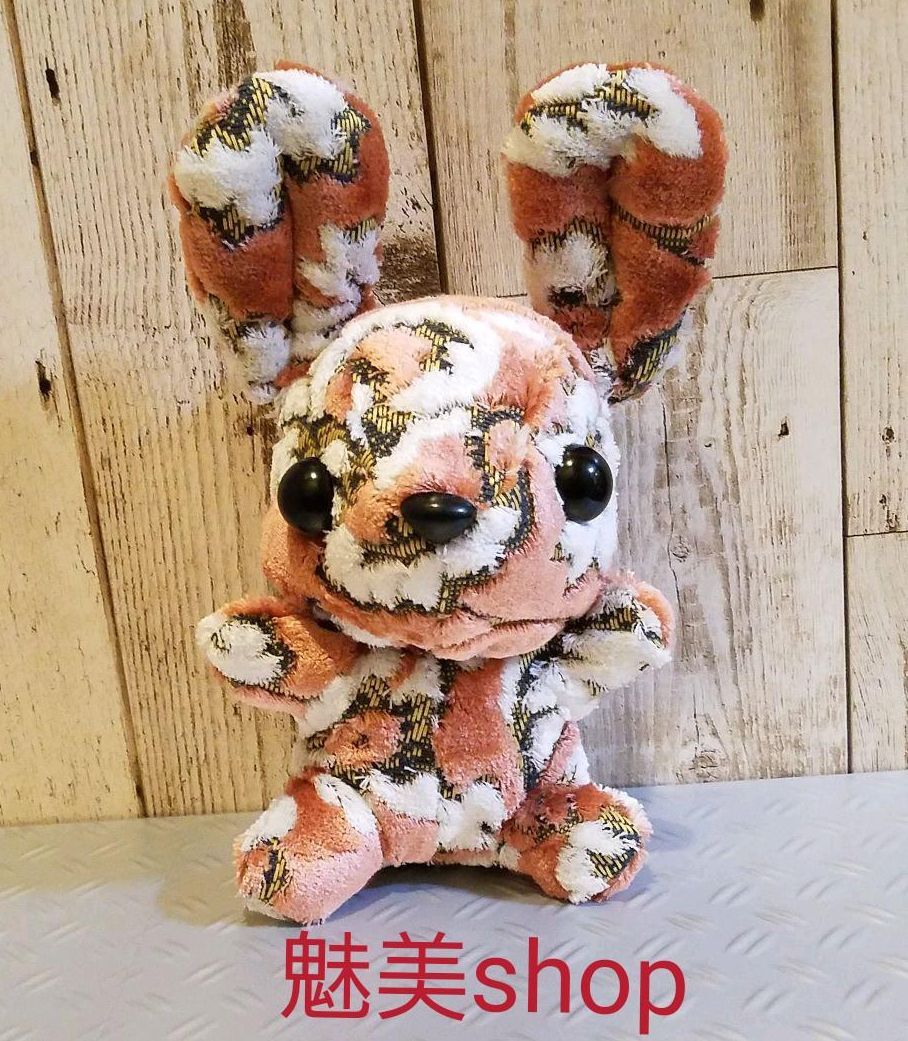 金華山 ブルドッグ【ぬいぐるみ】　新格子 パープル 金華山ぬいぐるみかなりしっかりした作り♪軽トラのヒジ置きにも