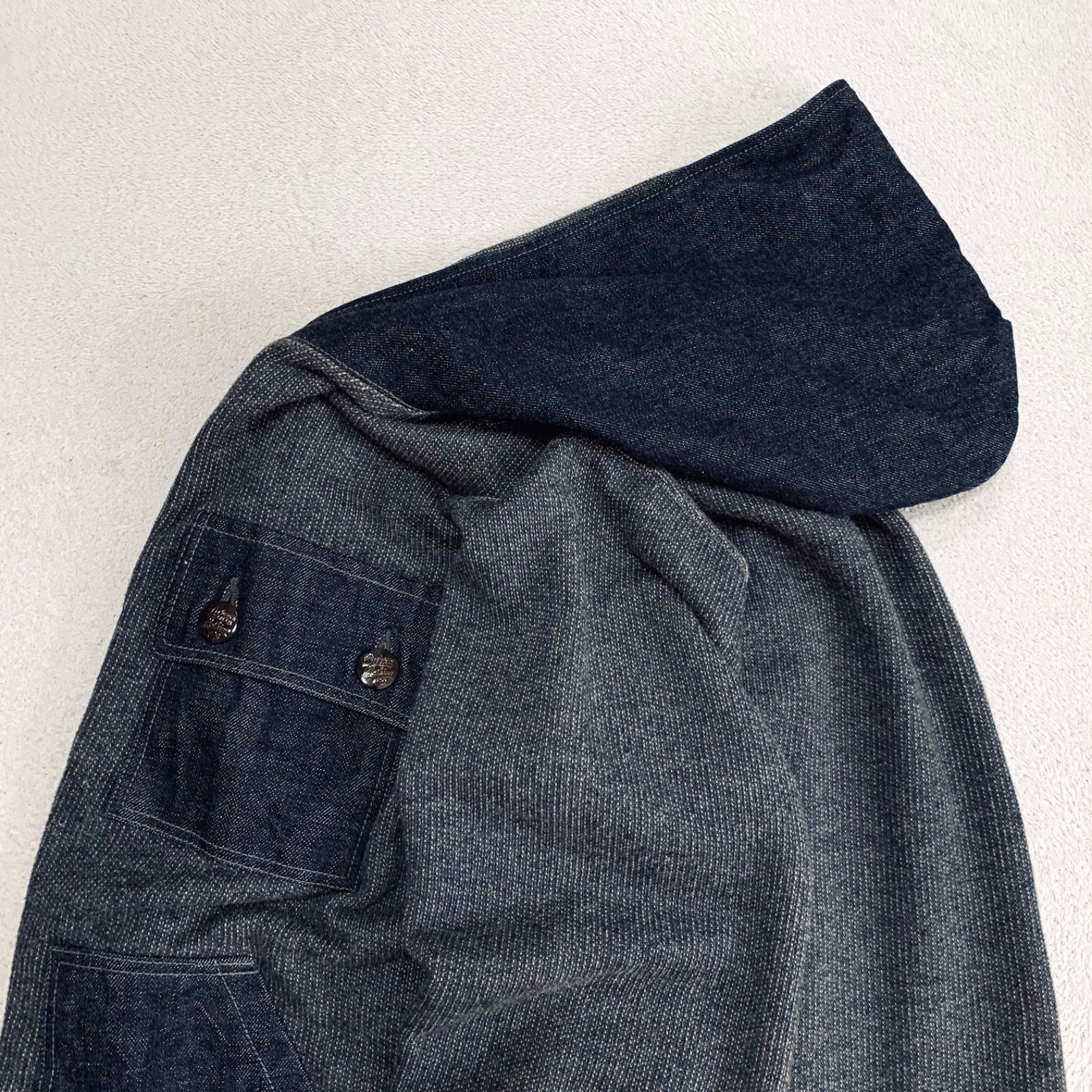 デラックスウエア　グレメン　ビル　エイト　インディゴ　パーカー デラックスウエア グレメン ビル エイト インディゴ パーカー