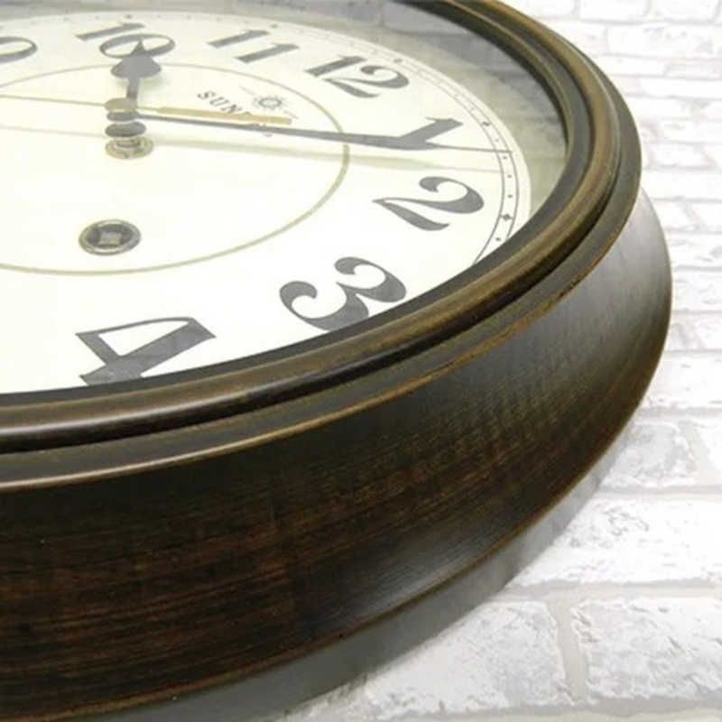 インテック EUスタイルクラシカル 電波掛け時計 アラビア文字 DQL674-A 電波自動受信機能有 アンティークブラウン DQL674_A NEXPOTALLINN_EU