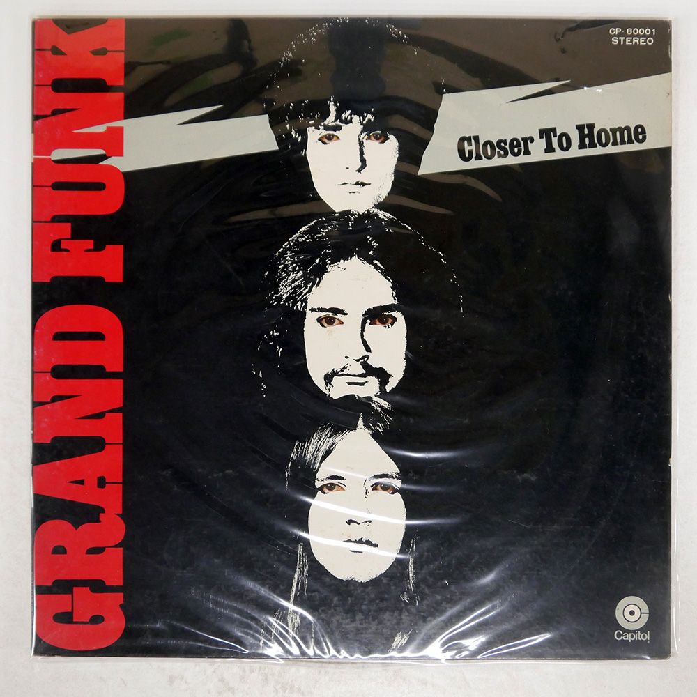 赤盤 国内盤 GRAND FUNK RAILROAD/CLOSER TO HOME/CAPITOL
