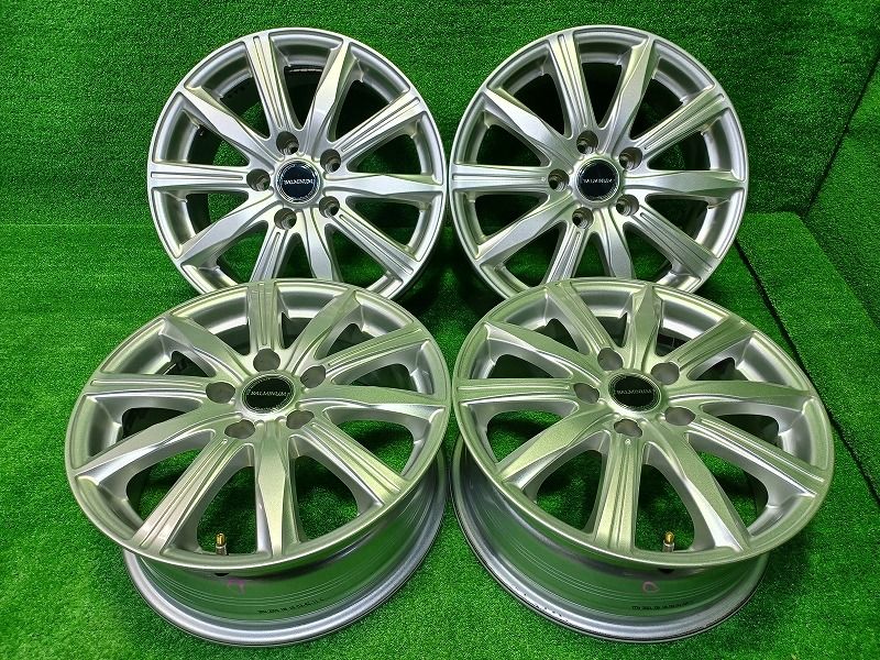 社外 バルミナ 16ｲﾝﾁ 6.5J 5穴 4本 114.3 38