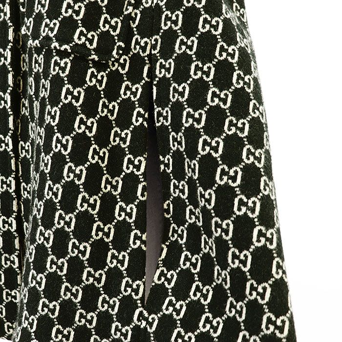 極美品】GUCCI グッチ ケープ ジャカード ウール100％ 2021AW GG