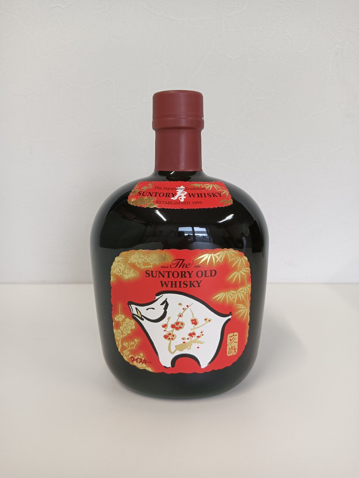 サントリー - SUNTORY オールド 干支ボトル 亥 1983 SUNTORY オールド 干支ボトル 亥 1983