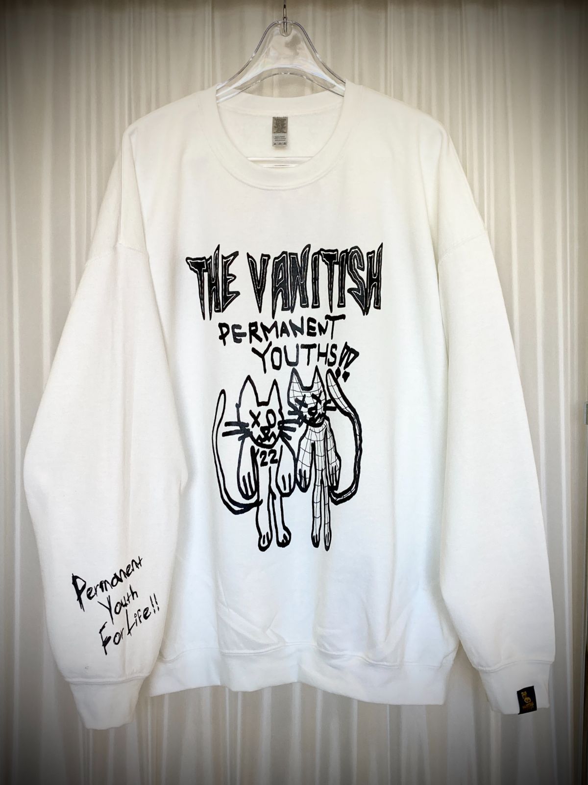 ELECTRONICAL NOIZY CATS(WHT) / Pullover Sweat Shirts