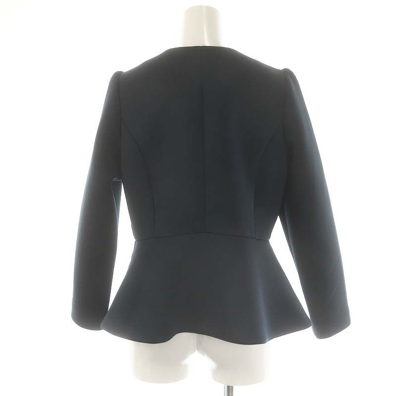 チェスティ Chesty 23SS ボンディングジャケット ノーカラー 1 紺