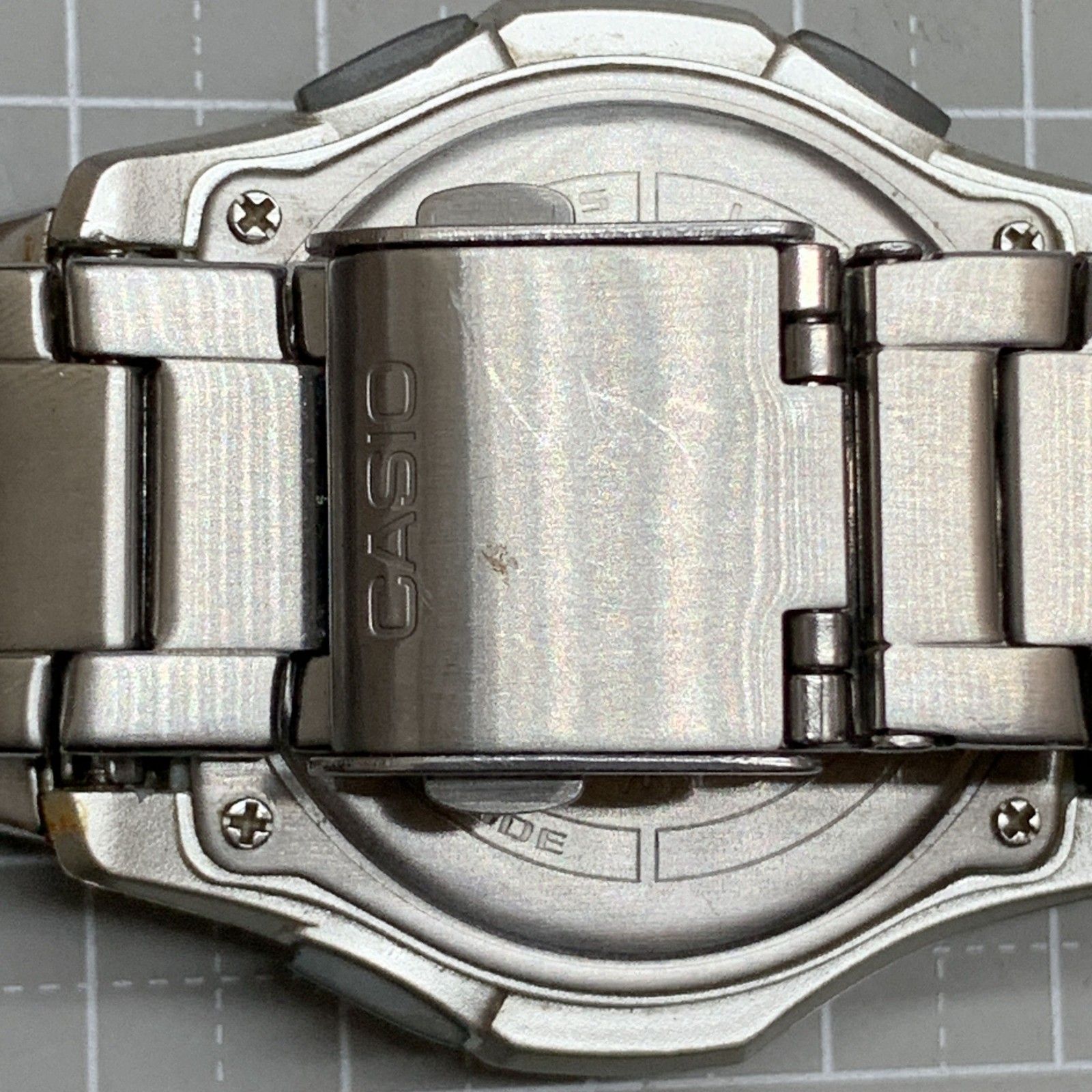 P423 可動 美品 CASIO カシオ wave captor ウェーブセプター WVA-M630D