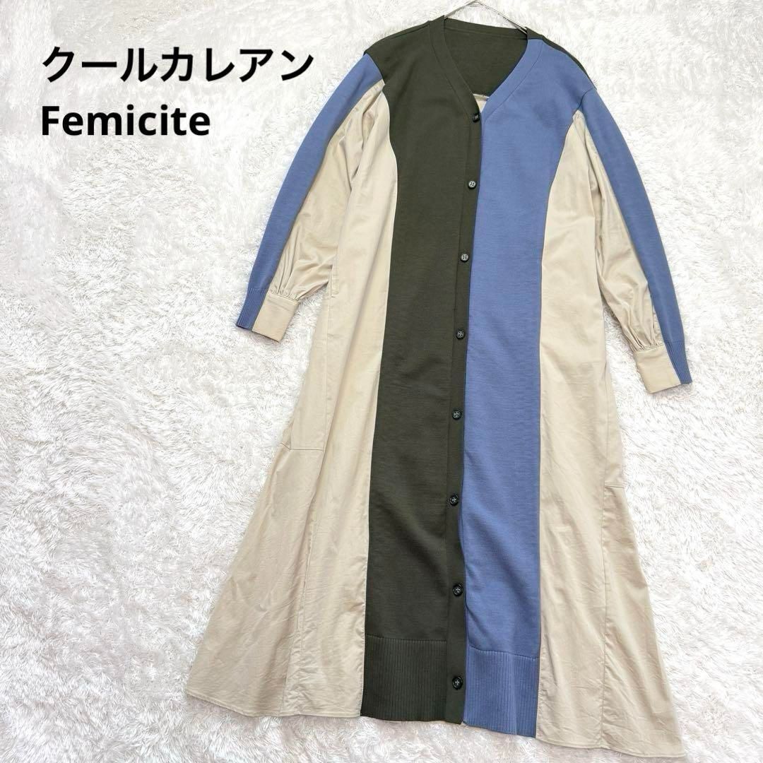 新品 クールカレアン ロングワンピース size FREE