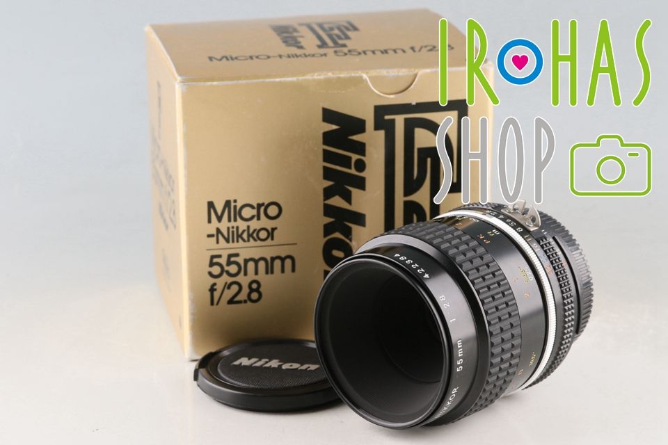 Nikon Micro-Nikkor 55mm F|2.8 Ais Lens With Box 60119L4