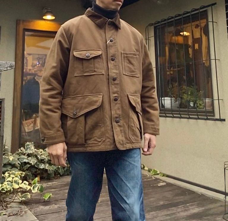 新品未使用品 FOB FACTORY F2427 HUNTING JACKET / BROWN L