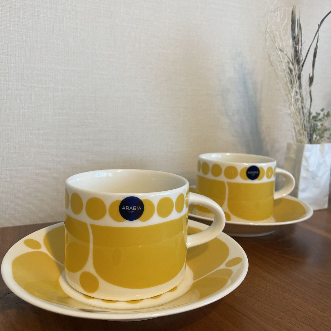 新品　アラビアスンヌンタイ　カップソーサー×2