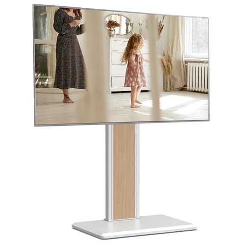 新着商品 高さ角度調節 背面収納付 耐荷重40kg テレビ台 ホワイト 壁寄せ オーク色 32-65インチテレビ対応 ロータイプ 裏表両用 テレビスタンド F02W1443N FITUEYES