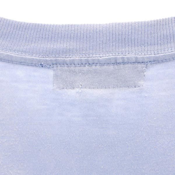 マウリッツエッシャー 90s マルチ だまし絵 USA製 プリント 半袖 Tシャツ 青系 M C Escher メンズ 【中古】 【230619】  メール便可