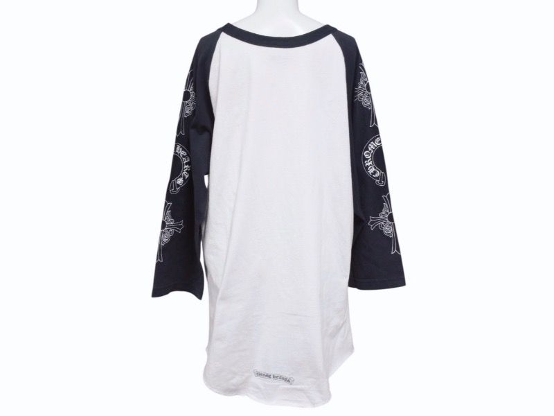 CHROME HEARTS 七分袖カットソー ホワイト/ブラック 楽天市場】クロムハーツ 七分の通販