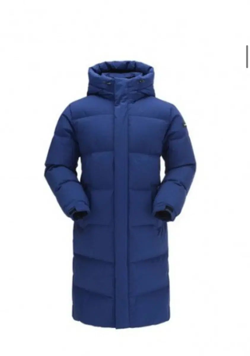 Pancoat パンコート グース ロング丈ダウンパーカー 青 L サイズ
