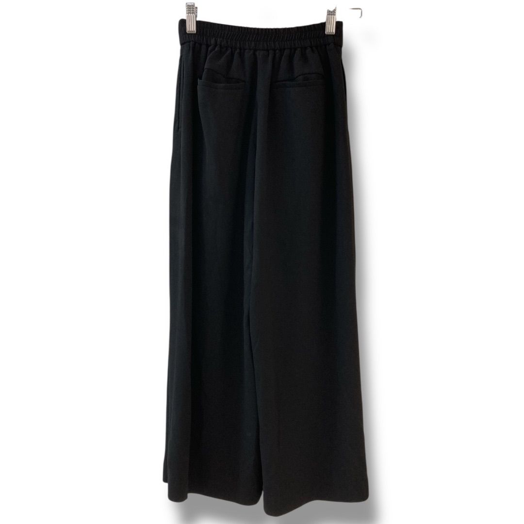 theory luxe セオリーリュクス タックワイドパンツ サイズ34 ブラック