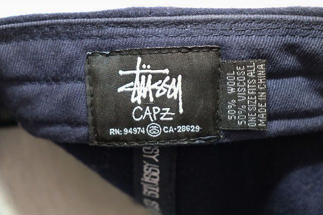 ステューシー STUSSY OLD S LOGO CAP NAVY ONE SIZE Sロゴ