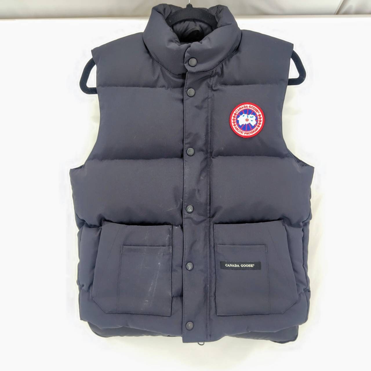 05w11163 カナダグース CANADA GOOSE GLADSTONE グラッドストーン ダウンベスト ネイビー サイズXS カナダ製 メンズ ポリエステル 4133JM