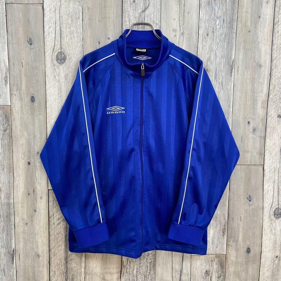 OLD UMBRO 90s アンブロ ライン ジャージ トラックジャケット L - メルカリ