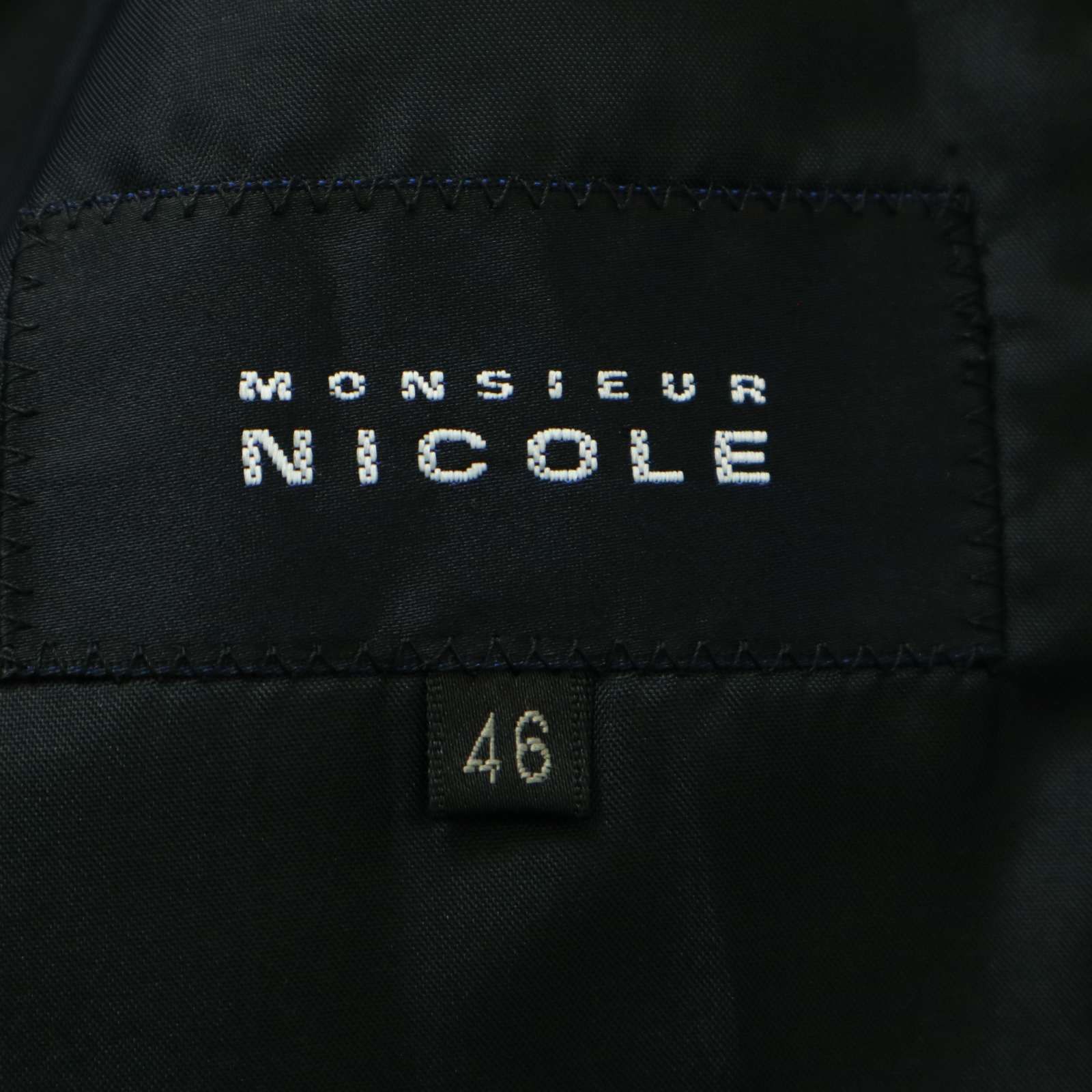 monsieur NICOLE ムッシュ ニコル 春夏 背抜き☆ ストライプ