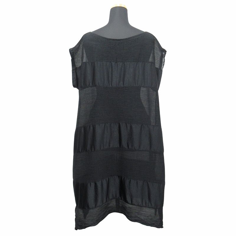 美品 09ss ミーイッセイミヤケ me ISSEY MIYAKE 製品染め加工 シアー  