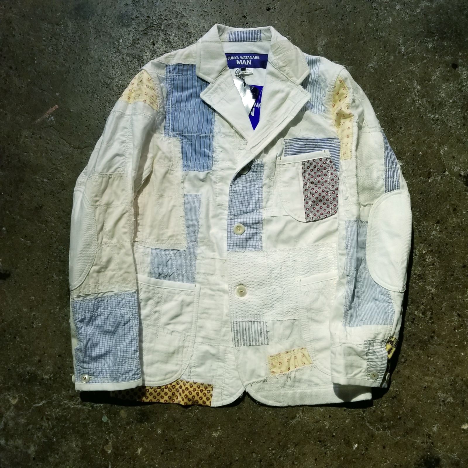 JUNYA WATANABE MAN 25ss コットンリネン パッチワーク
