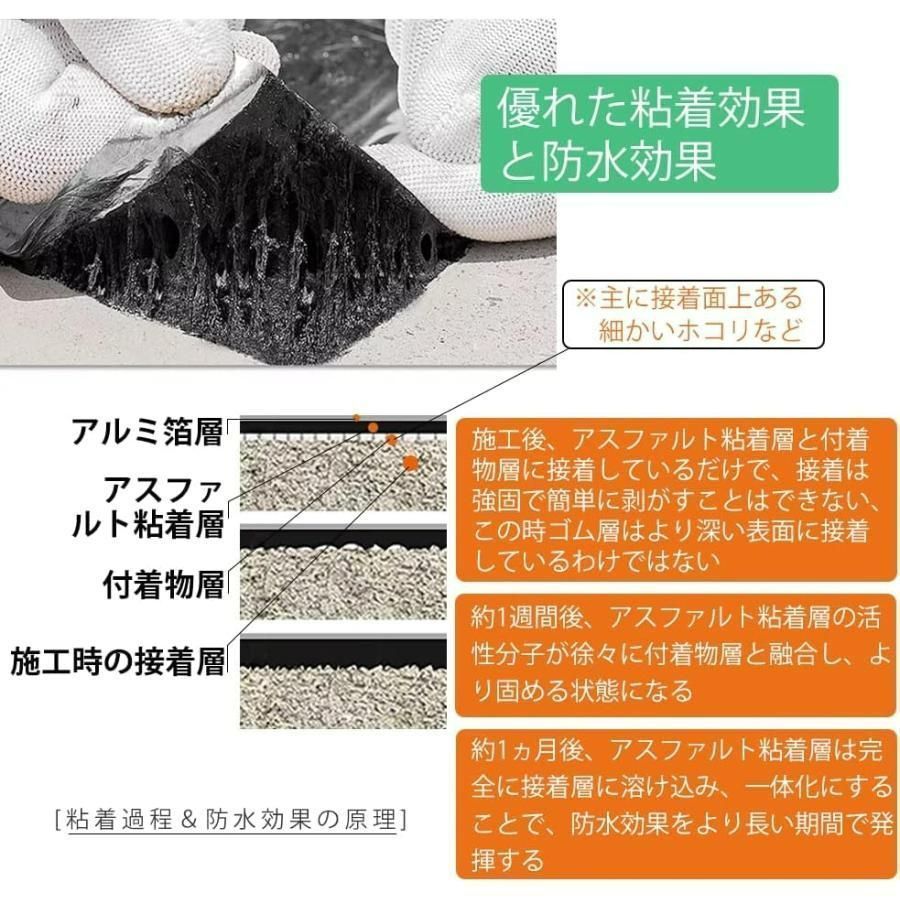 屋根材 水漏れ補修テープ