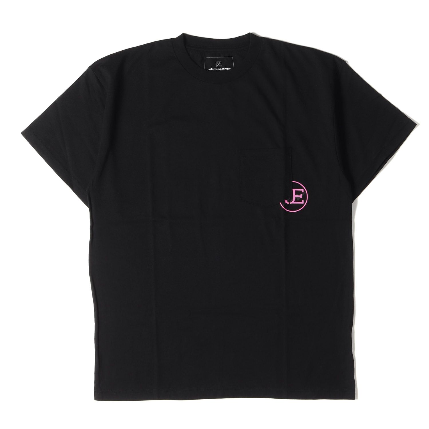 UNIFORM EXPERIMENT ユニフォームエクスペリメント Tシャツ アイコンマーク ポケットTシャツ AUTHENTIC POCKET TEE 21AW ブラック