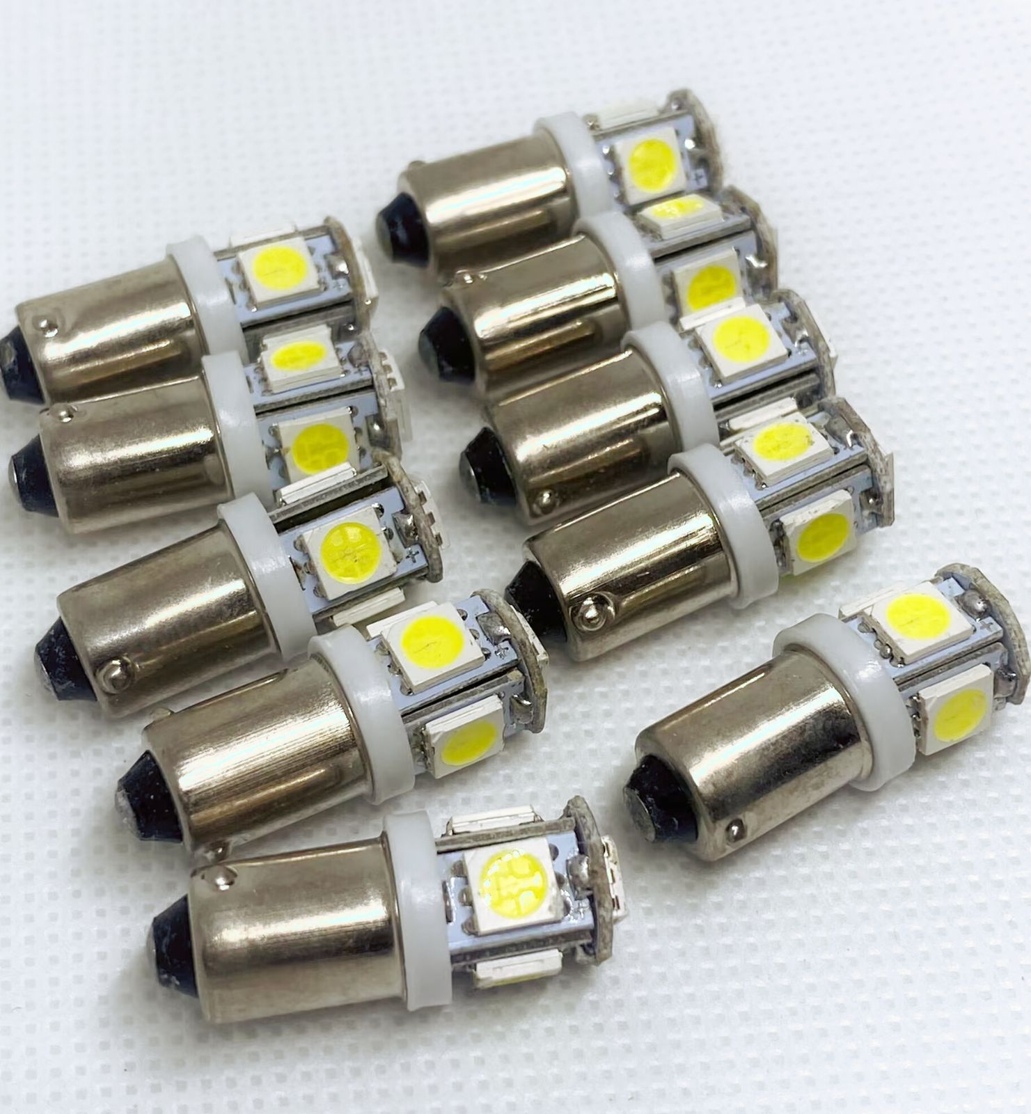 フジLED 角マーカー用 BA9S LEDバルブ 電球色 50個セット 電球色 50