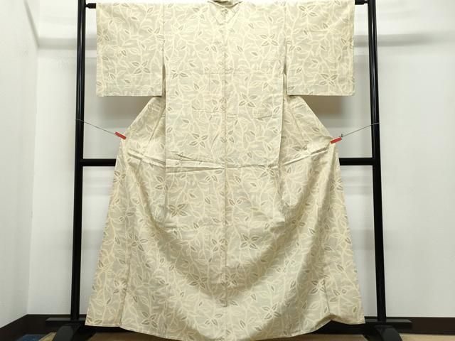 平和屋着物▽男性 紬 単衣 縞 正絹 逸品 AABC0341fy 平和屋着物▽