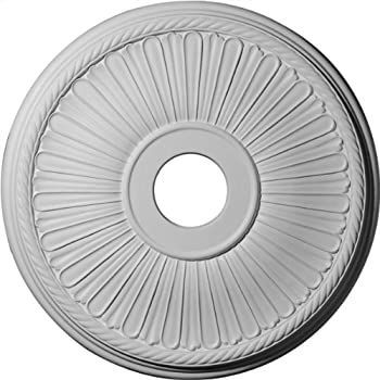 【中古】【輸入品・未使用】Ekena Millwork cm20be1bps Berkshire天井Medallion、ブラックパール