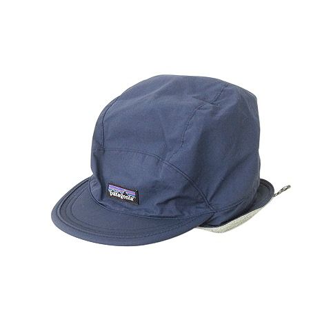 パタゴニア Patagonia 22240 Shelled Synch Duckbill Cap キャップ 帽子 ワンポイント 絞り調整 紺 ネイビー グレー