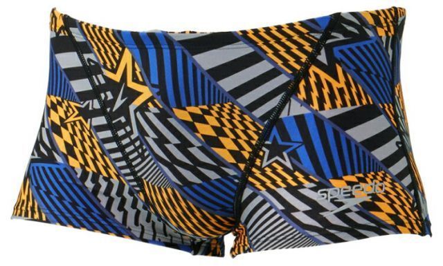 speedo スピード BOOM GEOME T-BOX MGxBL SS ST52403 MB | スイムウェア メンズボックス ジャマー 耐塩素性 4WAYストレッチ ハーフパンツ レッグ丈 スピンドル付き 練習用 水泳 水着 プール トレーニング 快