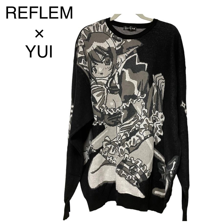 REFLEM × YUI レフレム 22AW ジャガード ニット プルオーバー セーター