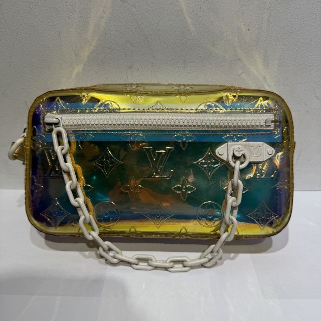 LOUIS VUITTON 2019 MONOGRAM PRISM POCHETTE VOLKA M55261 ルイ
