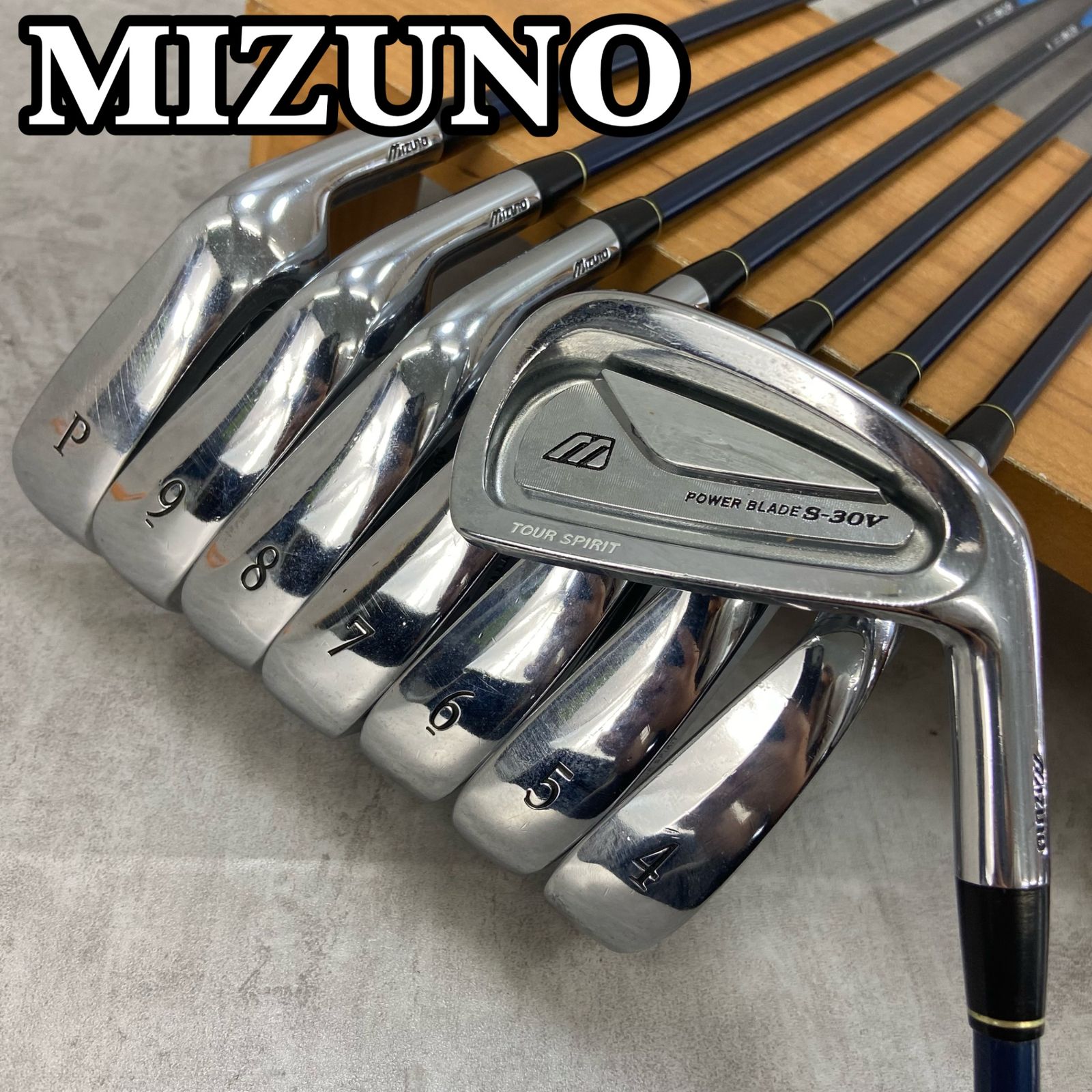 MIZUNO - MIZUNO　ミズノ　S-30V　メンズゴルフ　アイアン8本セット　カーボン　R MIZUNO ミズノ S-30V メンズゴルフ アイアン8本セット カーボン