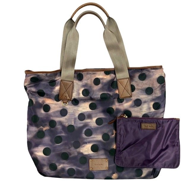 ポールスミス、パープル、トートバッグ