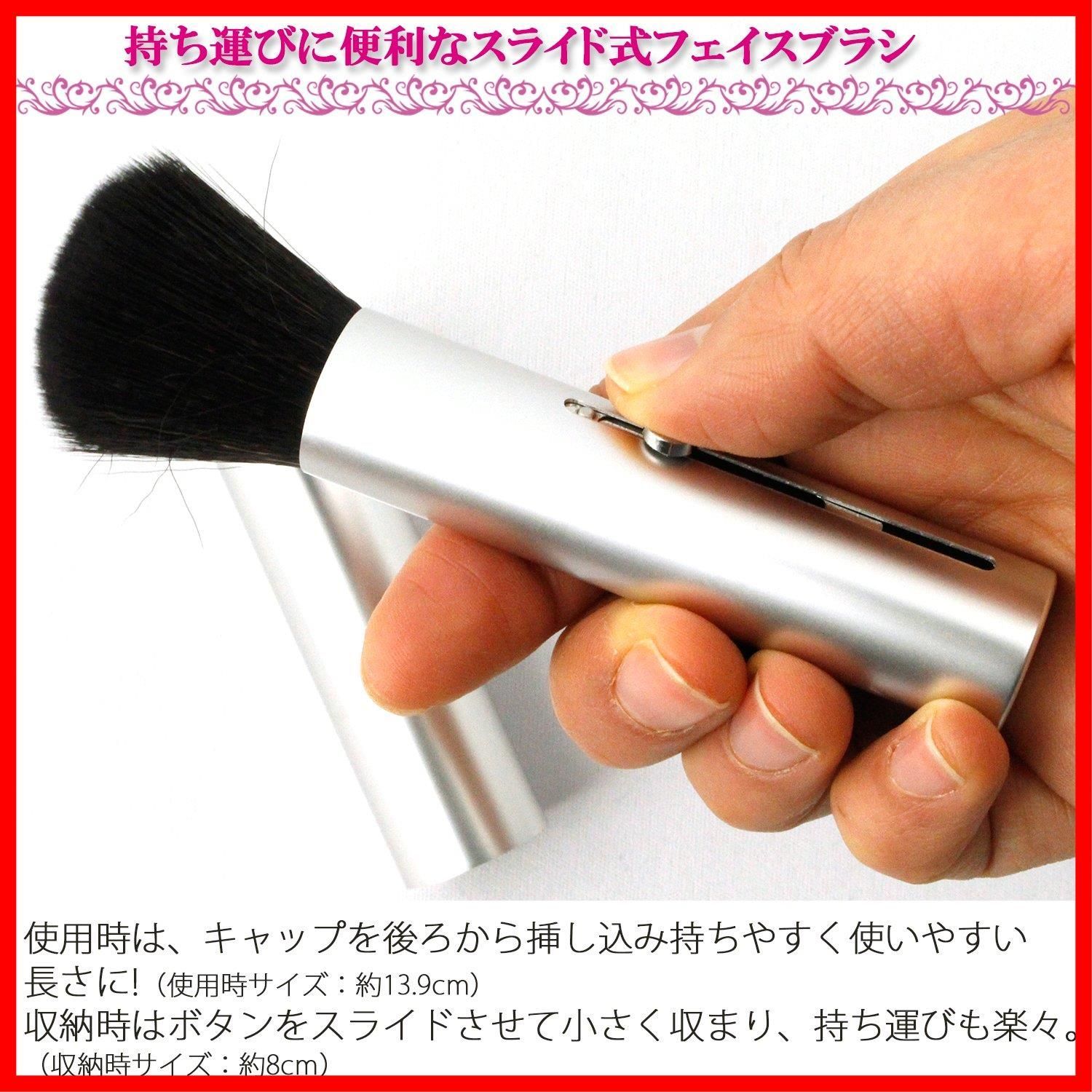 スライド フェイスブラシ シルバー 志々田清心堂