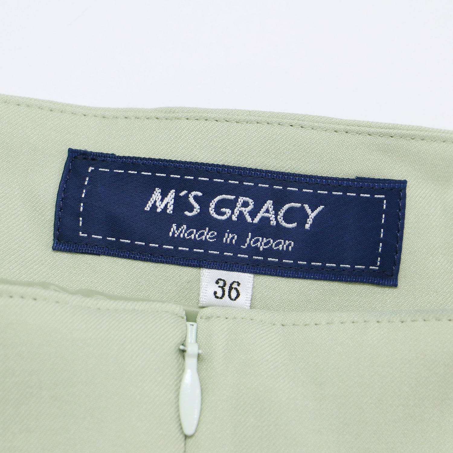 美品】MS GRACY エムズグレイシー パンツ グリーン サイズ:36(S