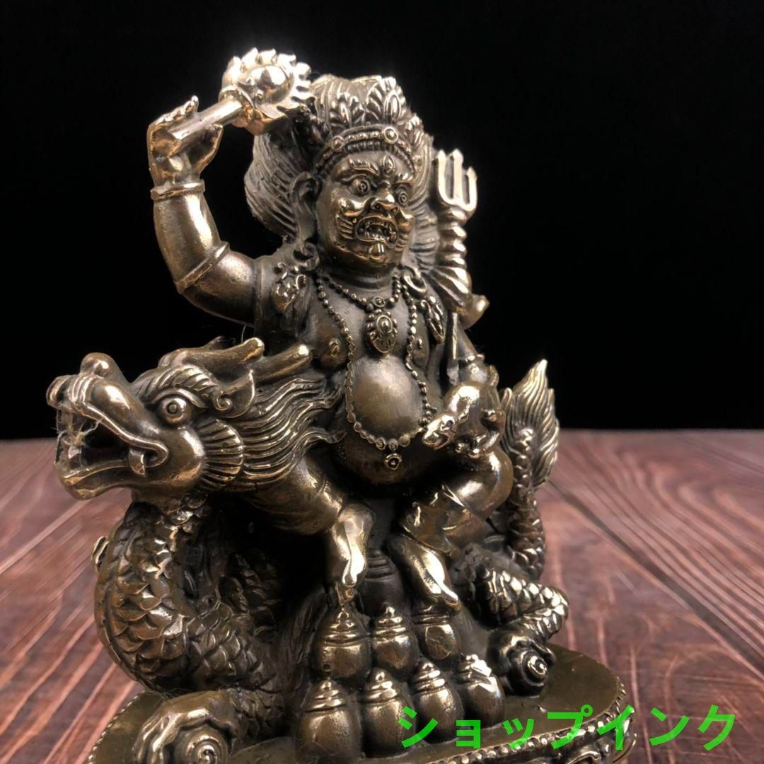 騎竜黄財神仏像 現代工芸品 美術品 置物 騎竜黄財神仏像 現代工芸品 美術品 置物 - メルカリ